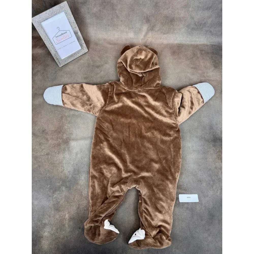 Carter's Just One You Fuzzy Bear Snowsuit 6M (3-6M) #964